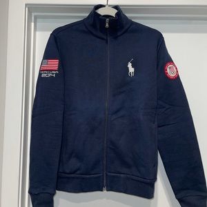 Ralph Lauren navy team USA zip up - never worn